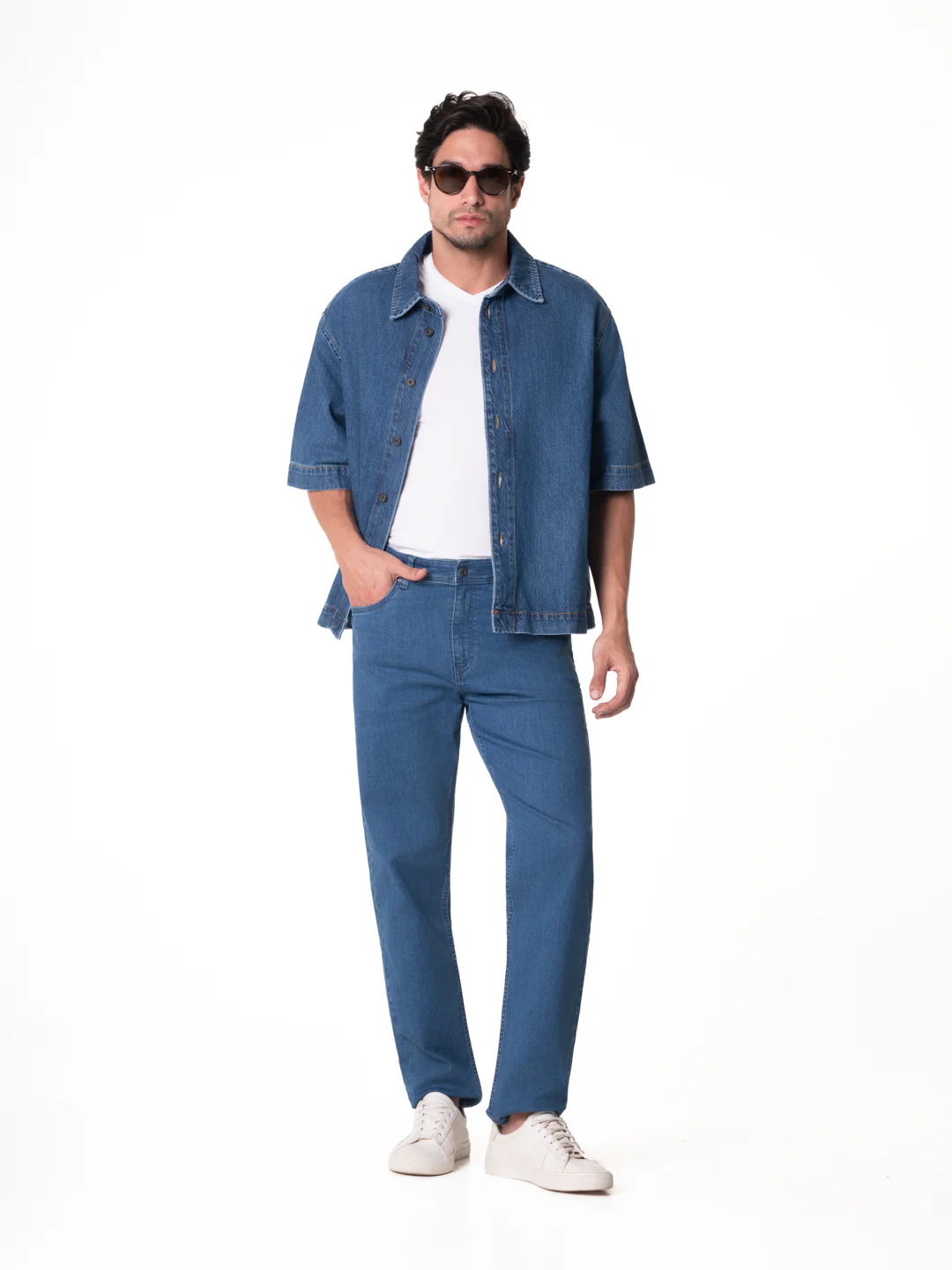 Aero Blue Relaxed Fit Jeans