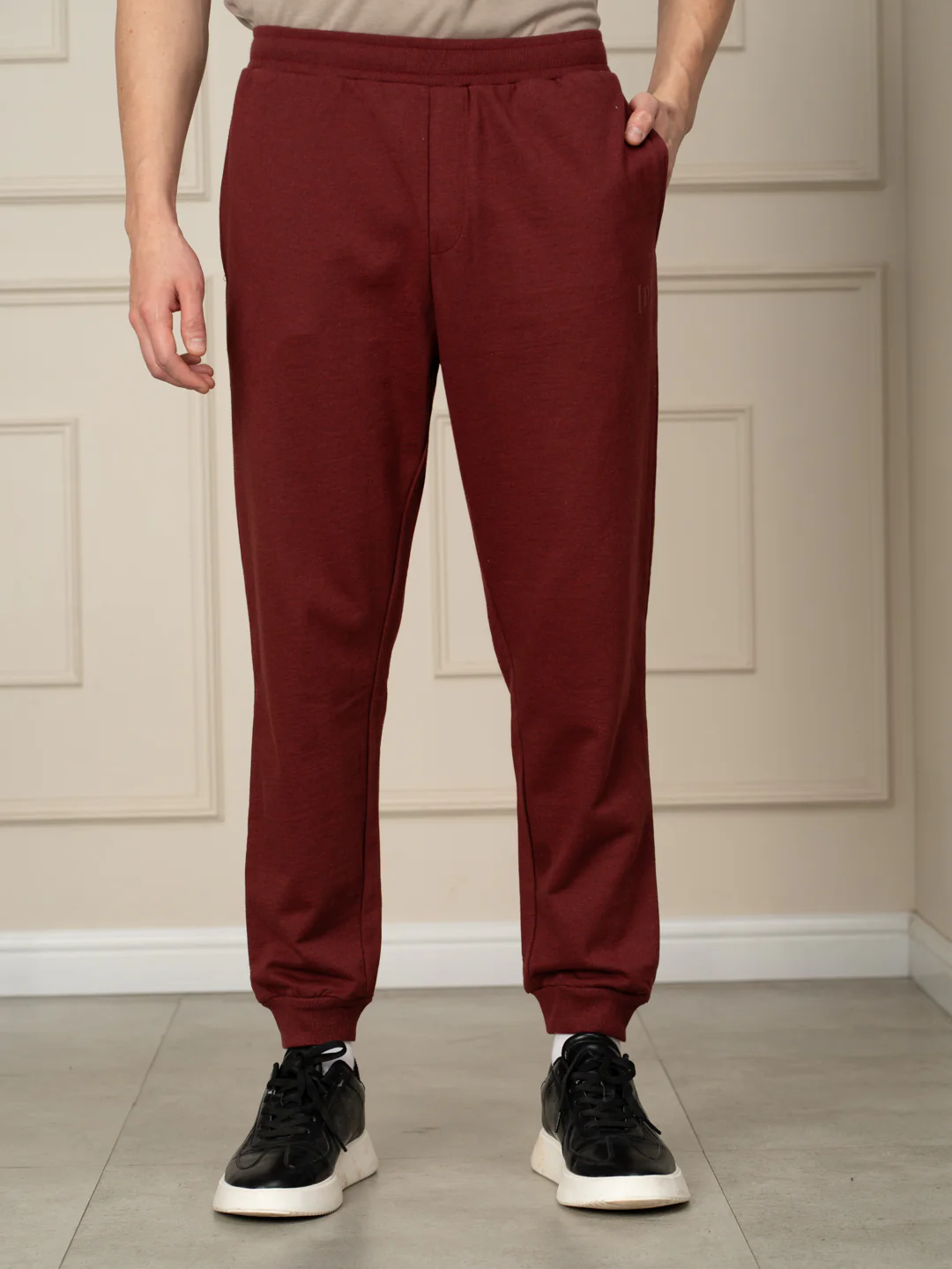 Aurora Red Tapered Fit Joggers