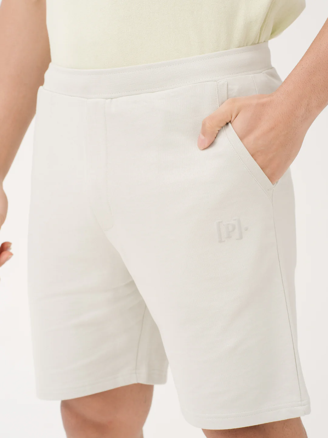 Beach Grey Relaxed Fit Sweatshorts - Image 9