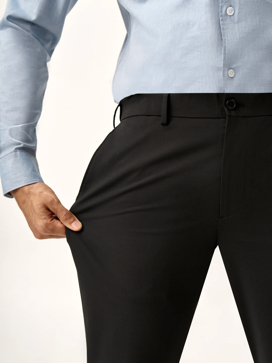 Black All Weather Stretch Pants - Image 4