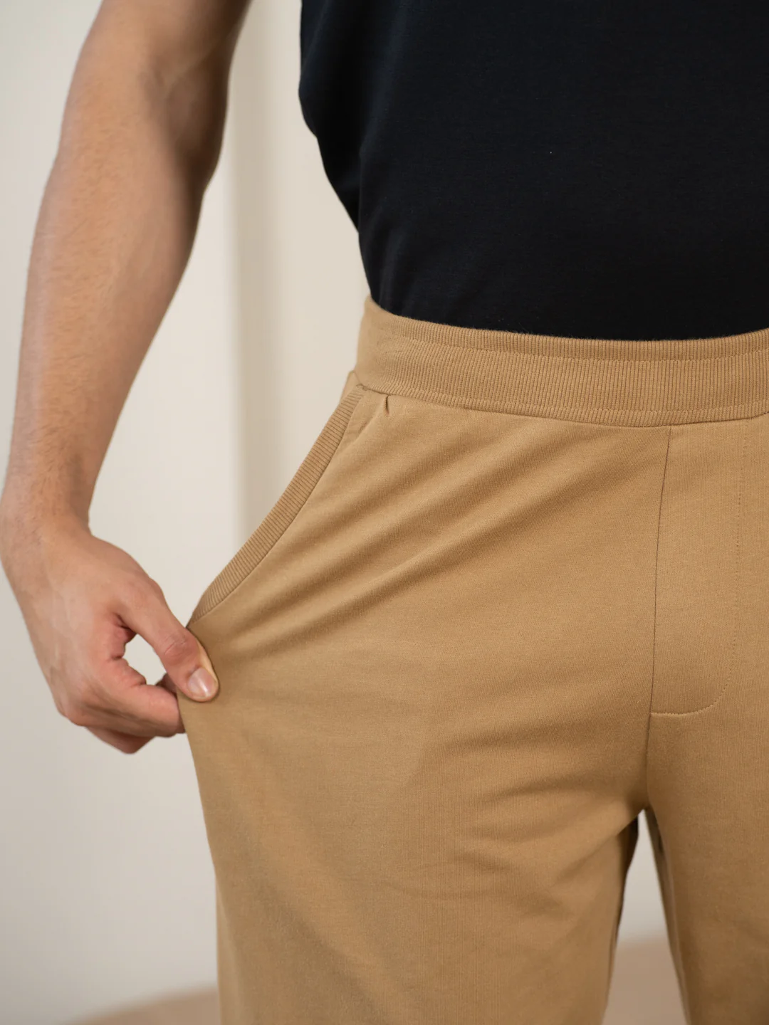 Explorer Khaki Cotton Sweatpants - Image 5