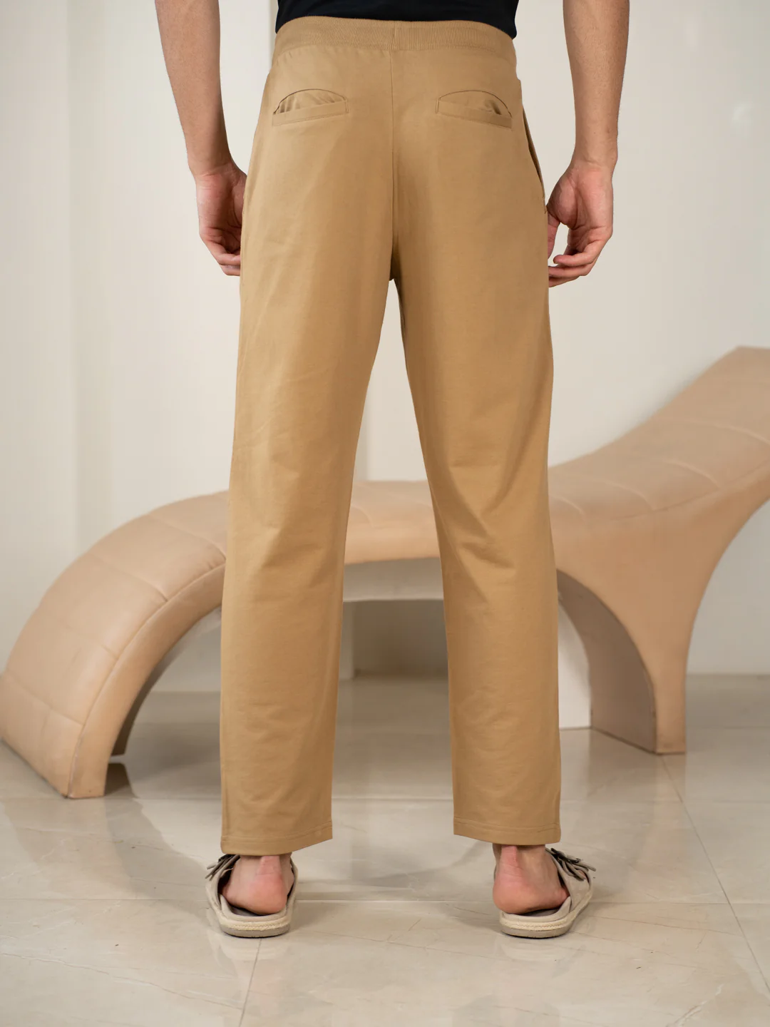 Explorer Khaki Cotton Sweatpants - Image 6