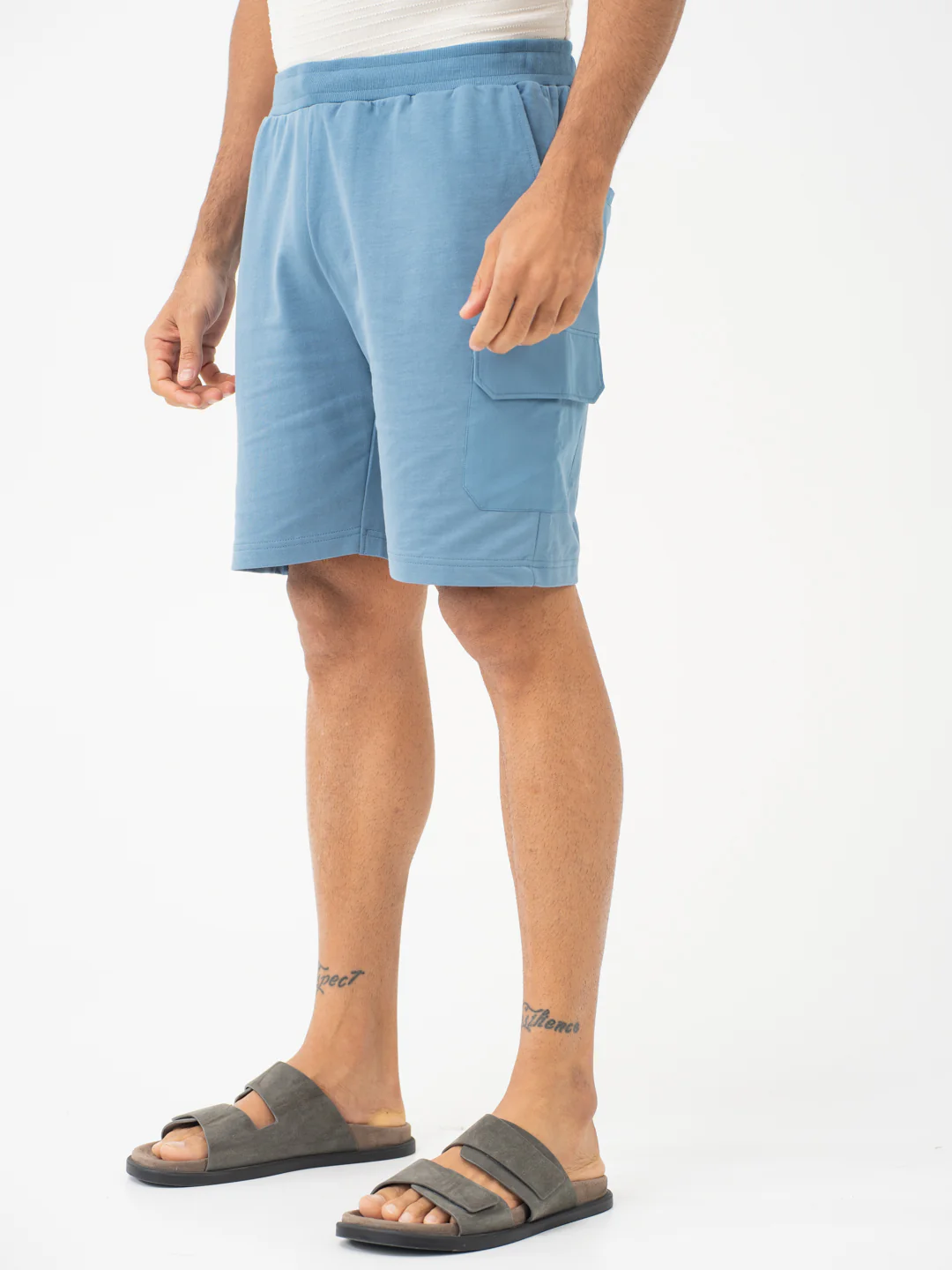 Flip Blue Relaxed Fit Cargo Sweatshorts - Image 11