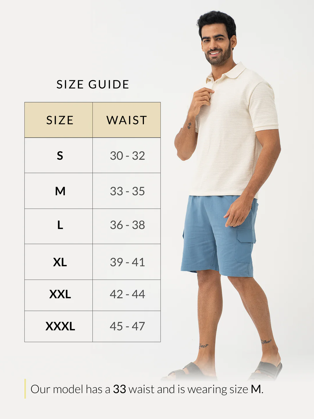 Flip Blue Relaxed Fit Cargo Sweatshorts - Image 4