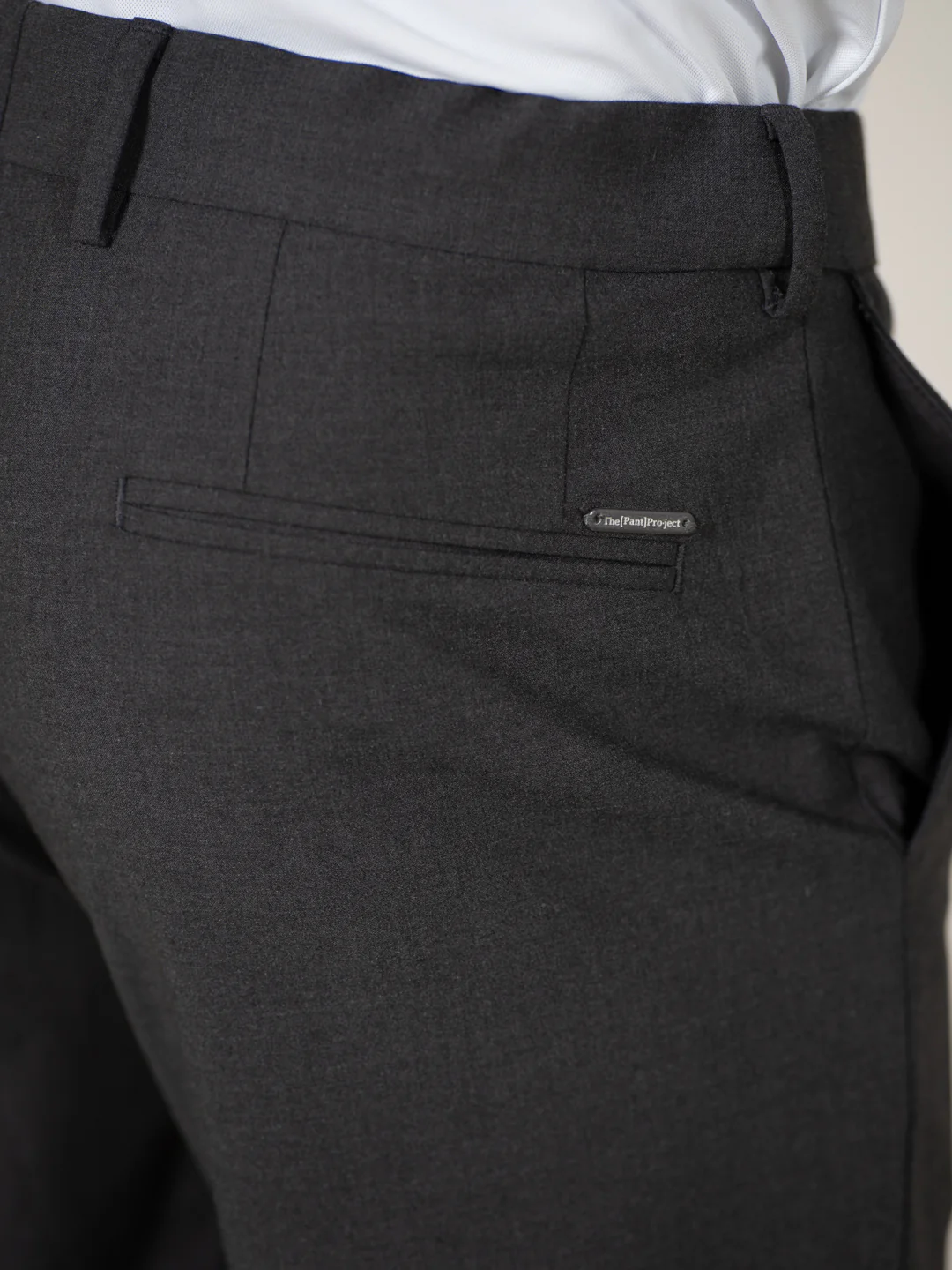 Grand Grey Relaxed Fit Stretch Formal Pants - Image 9