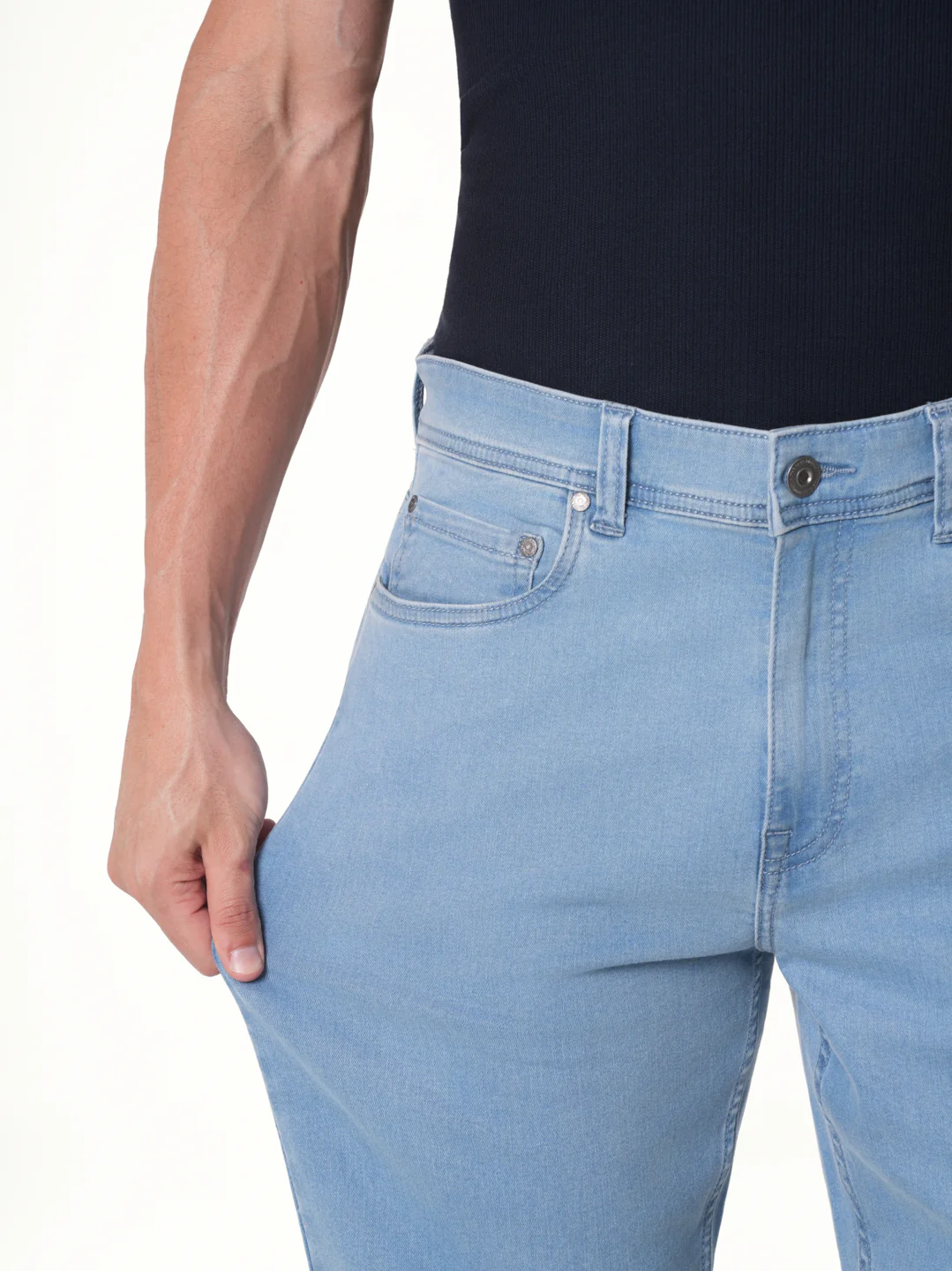 Halo Blue Relaxed Fit Jeans - Image 7
