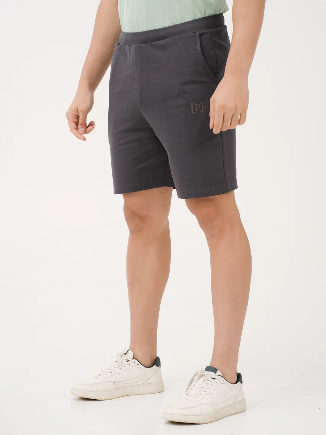 Hurricane Grey Relaxed Fit Sweatshorts - Image 8