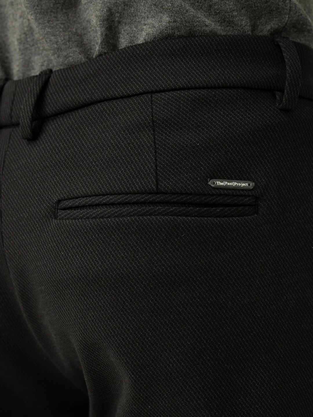 Iron Black Twill Structured Power-Stretch Pants - Image 7
