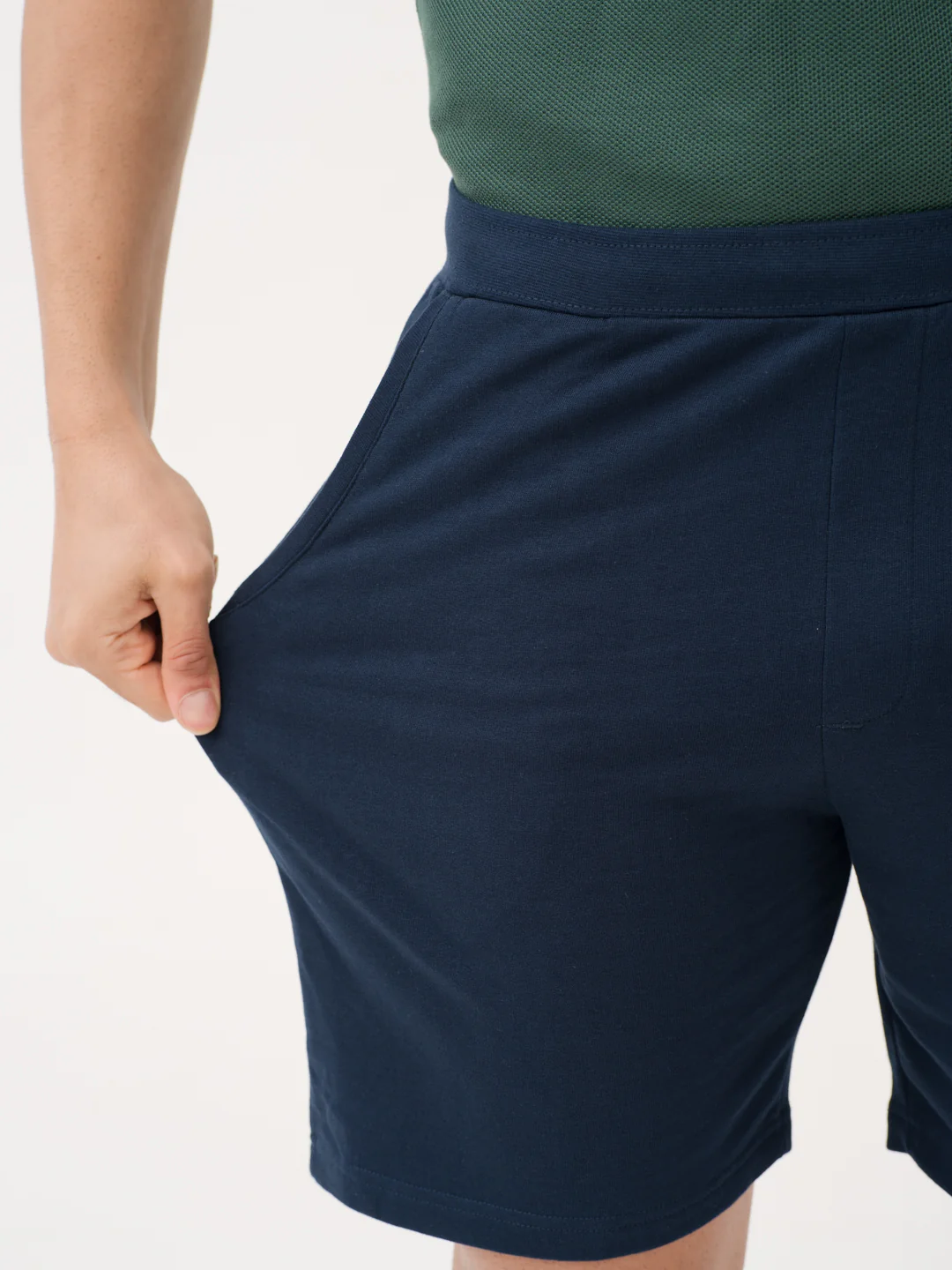 Jetstream Navy Relaxed Fit Sweatshorts - Image 4