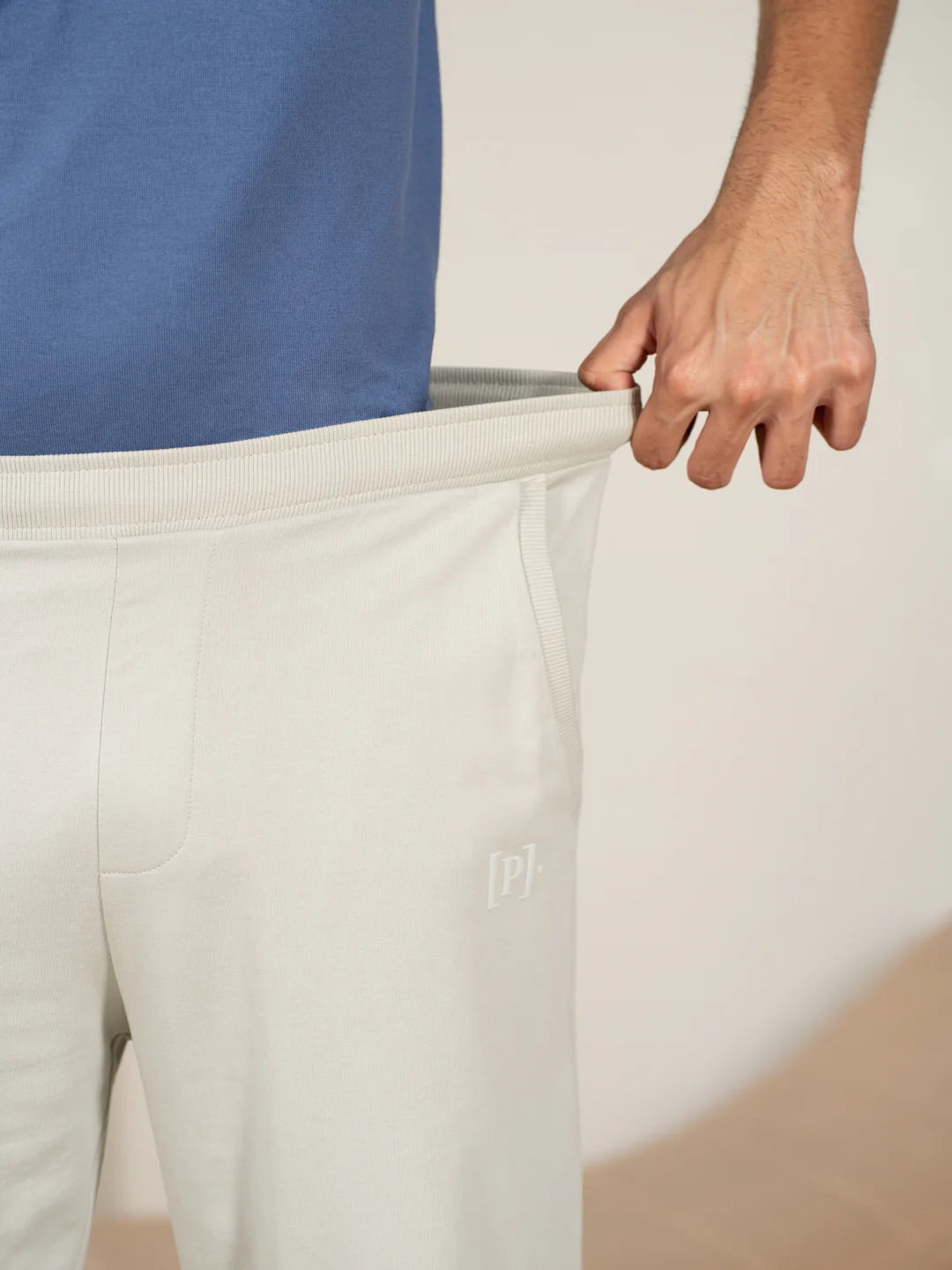 Mistline Grey Cotton Sweatpants - Image 4