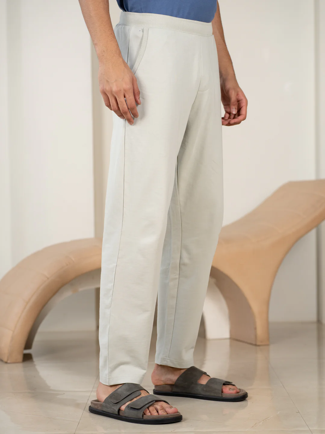 Mistline Grey Cotton Sweatpants - Image 8