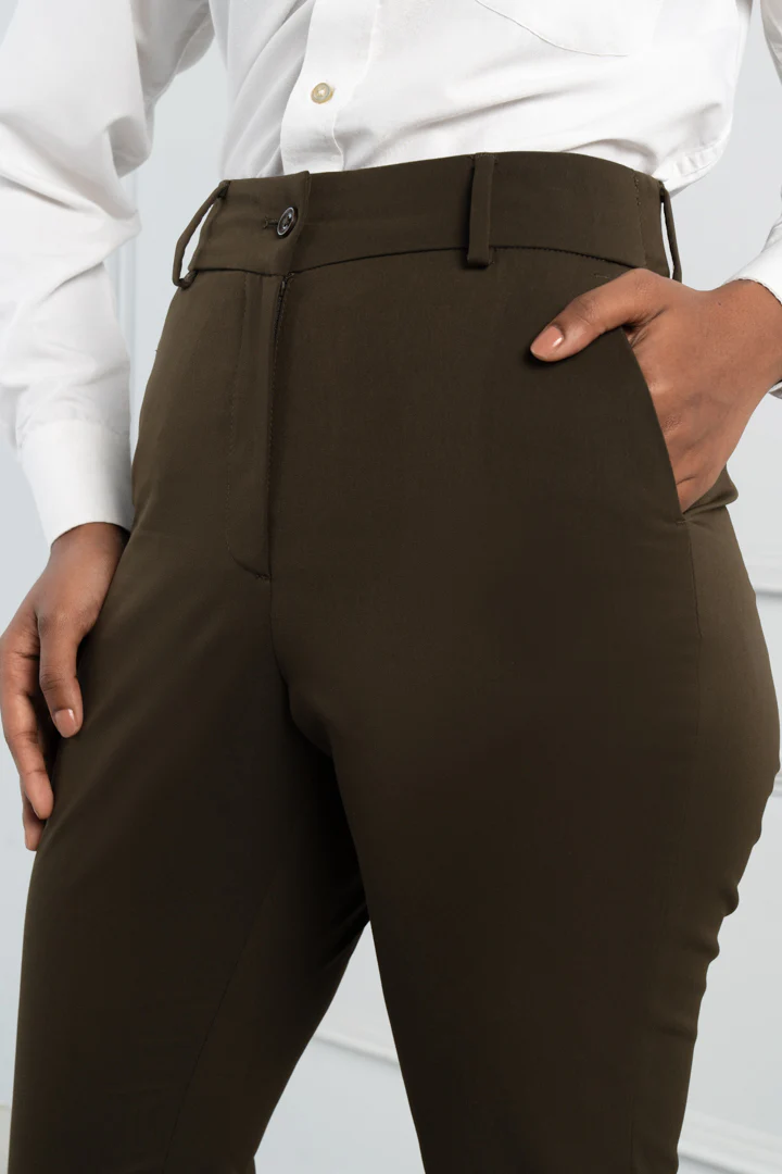 Olive All Weather Stretch Pants - Women
