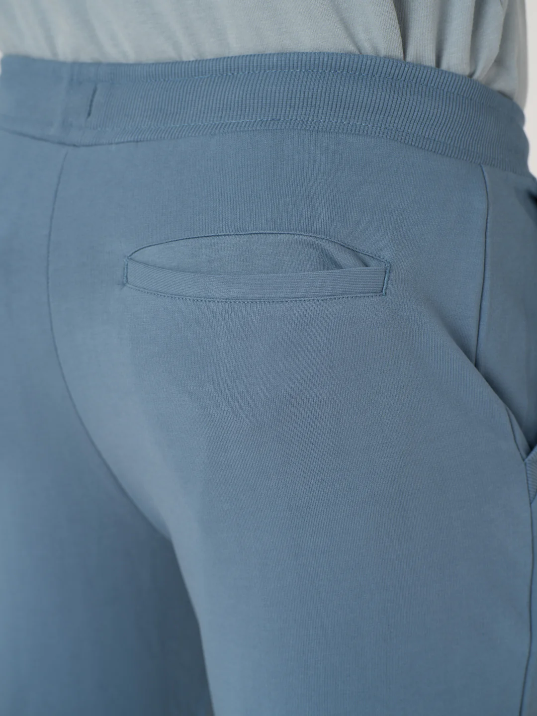 Pixel Blue Cotton Sweatpants - Image 11