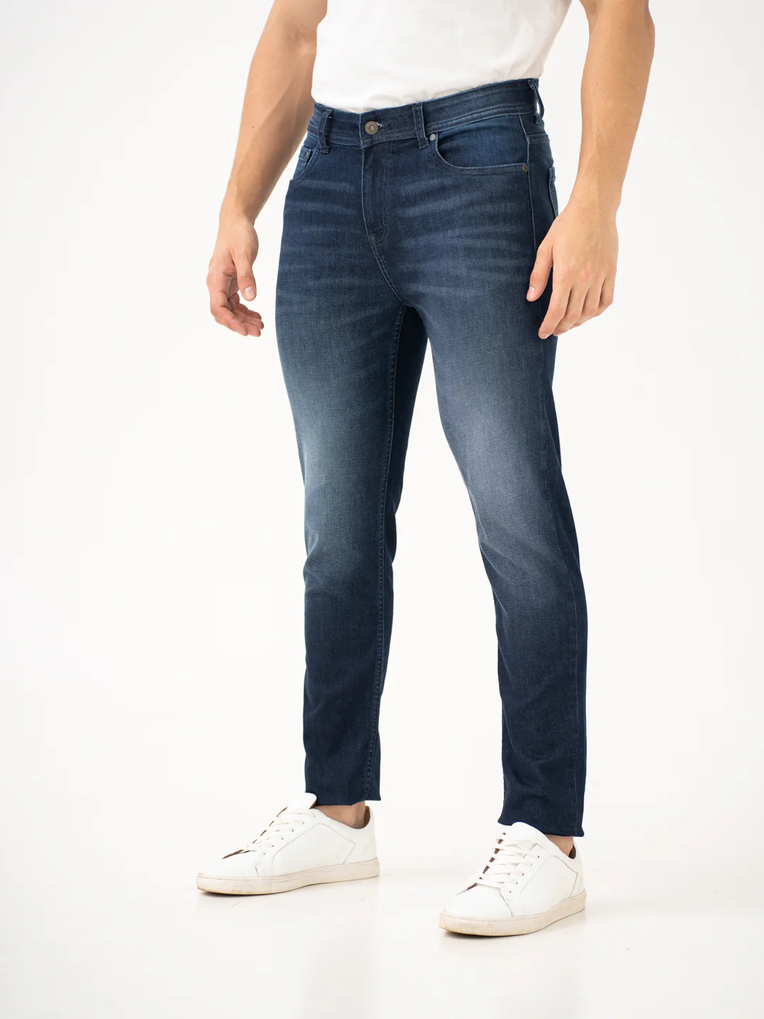 Polar Blue Whiskered Slim Fit Jeans - Image 11