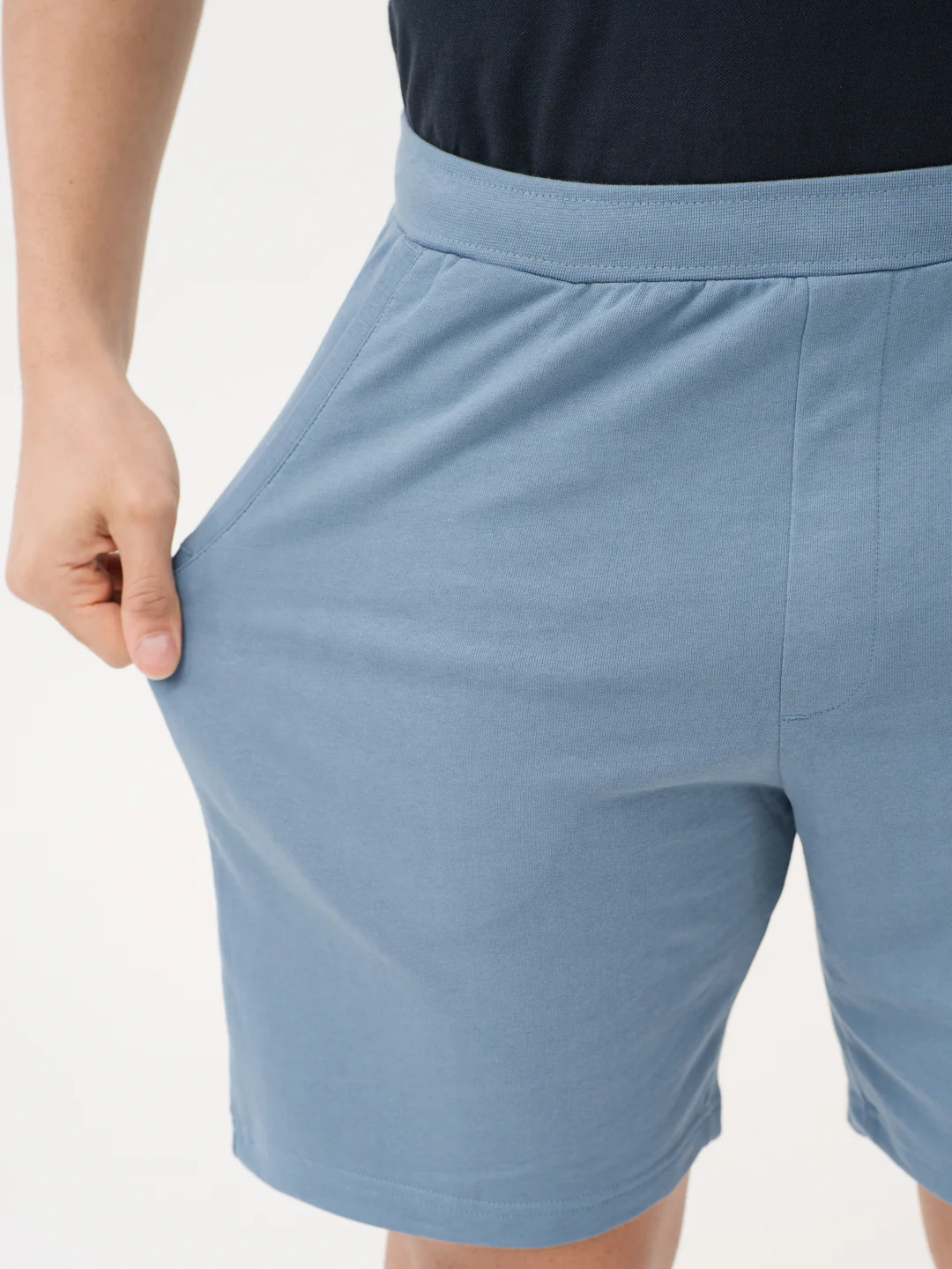 Poolside Blue Relaxed Fit Sweatshorts - Image 5