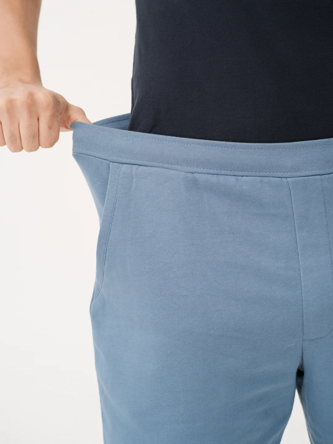 Poolside Blue Relaxed Fit Sweatshorts - Image 6