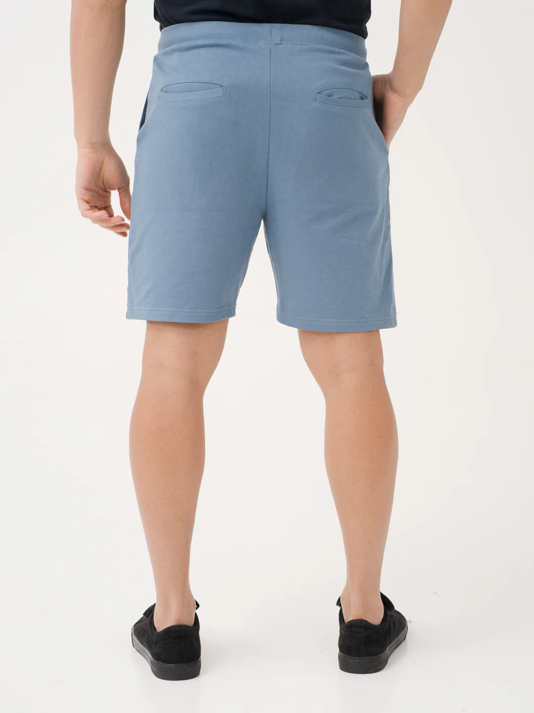 Poolside Blue Relaxed Fit Sweatshorts - Image 8