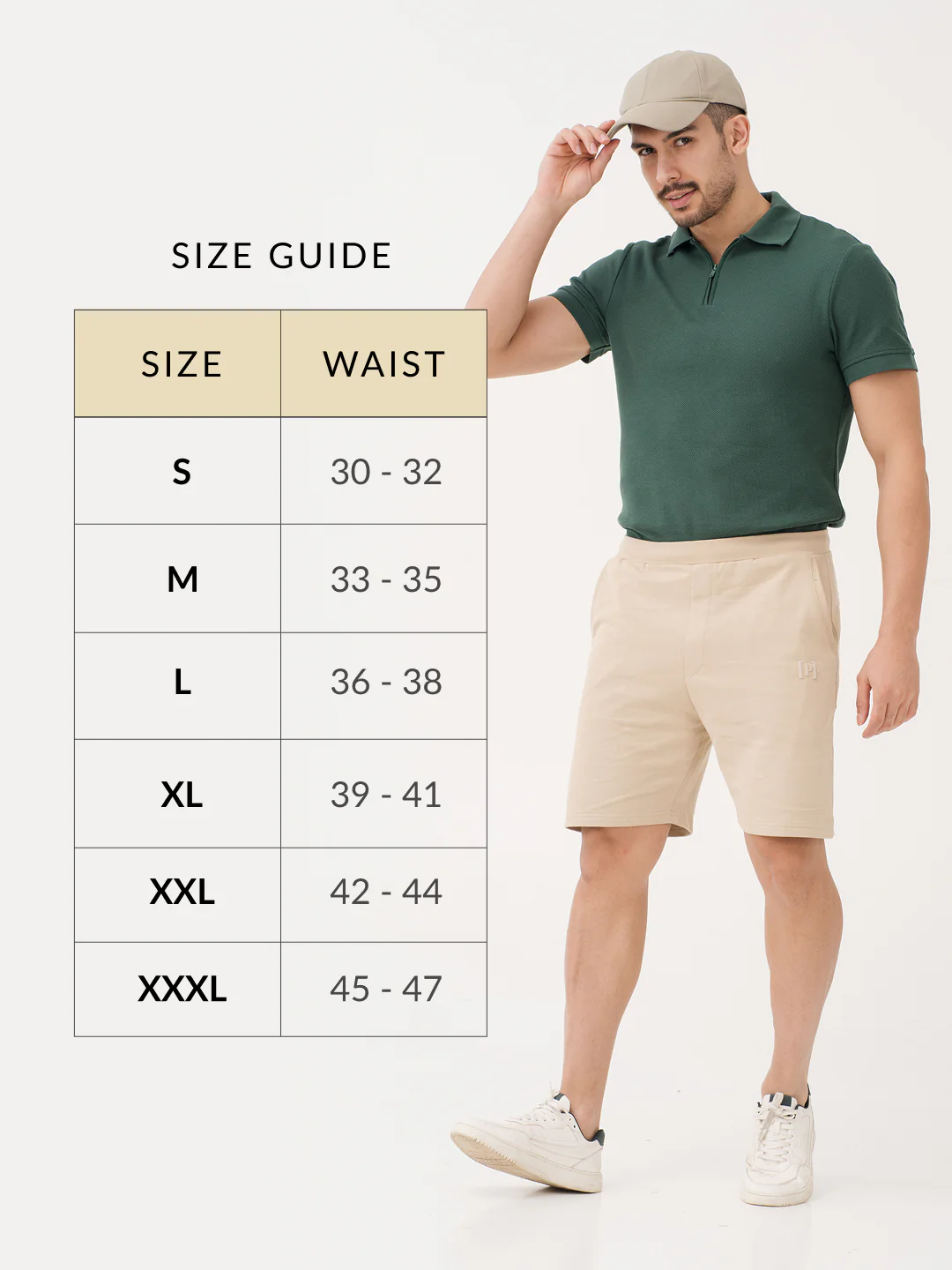 Sunbaked Beige Relaxed Fit Sweatshorts - Image 3