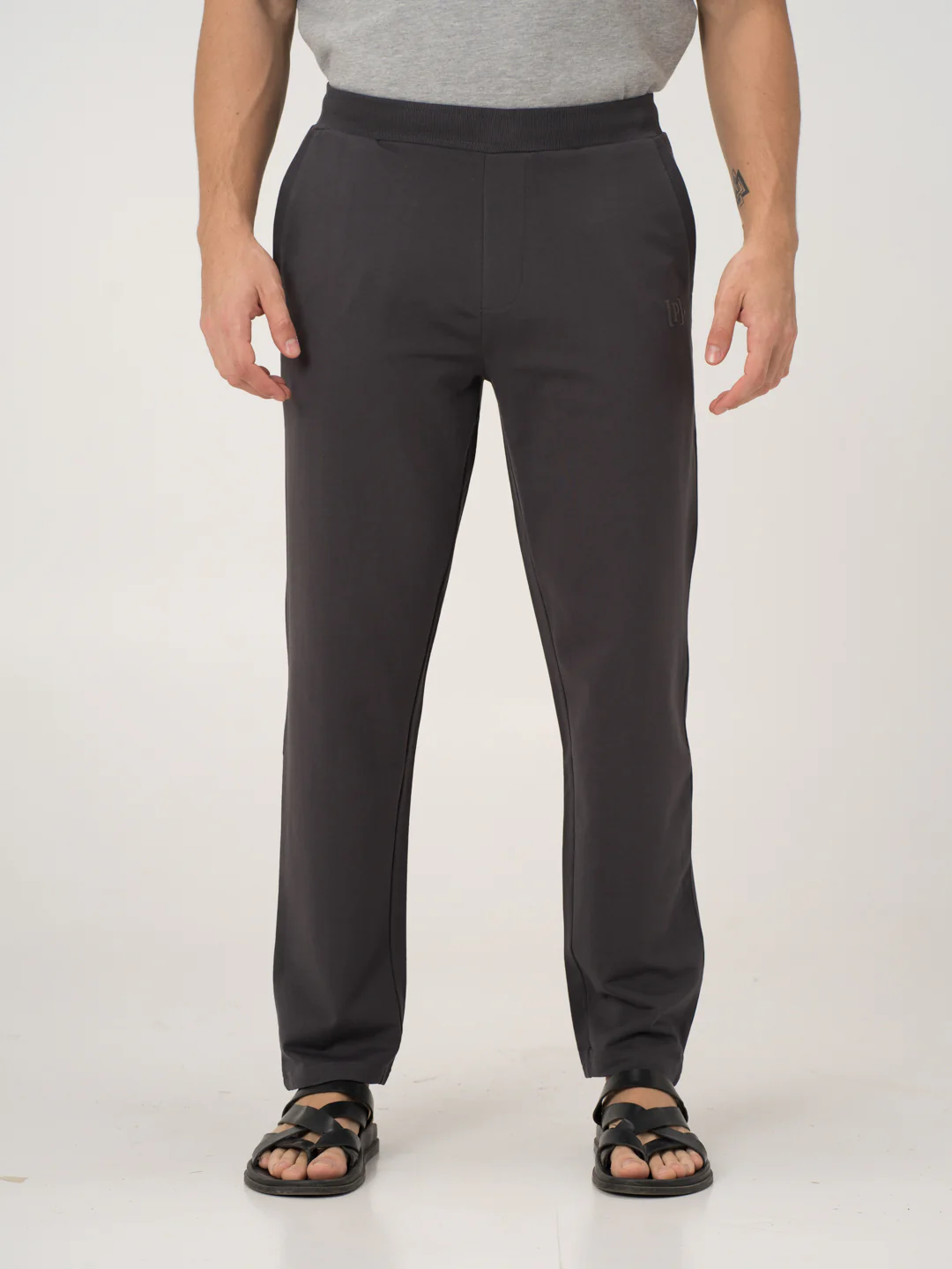 Thunderstorm Grey Cotton Sweatpants