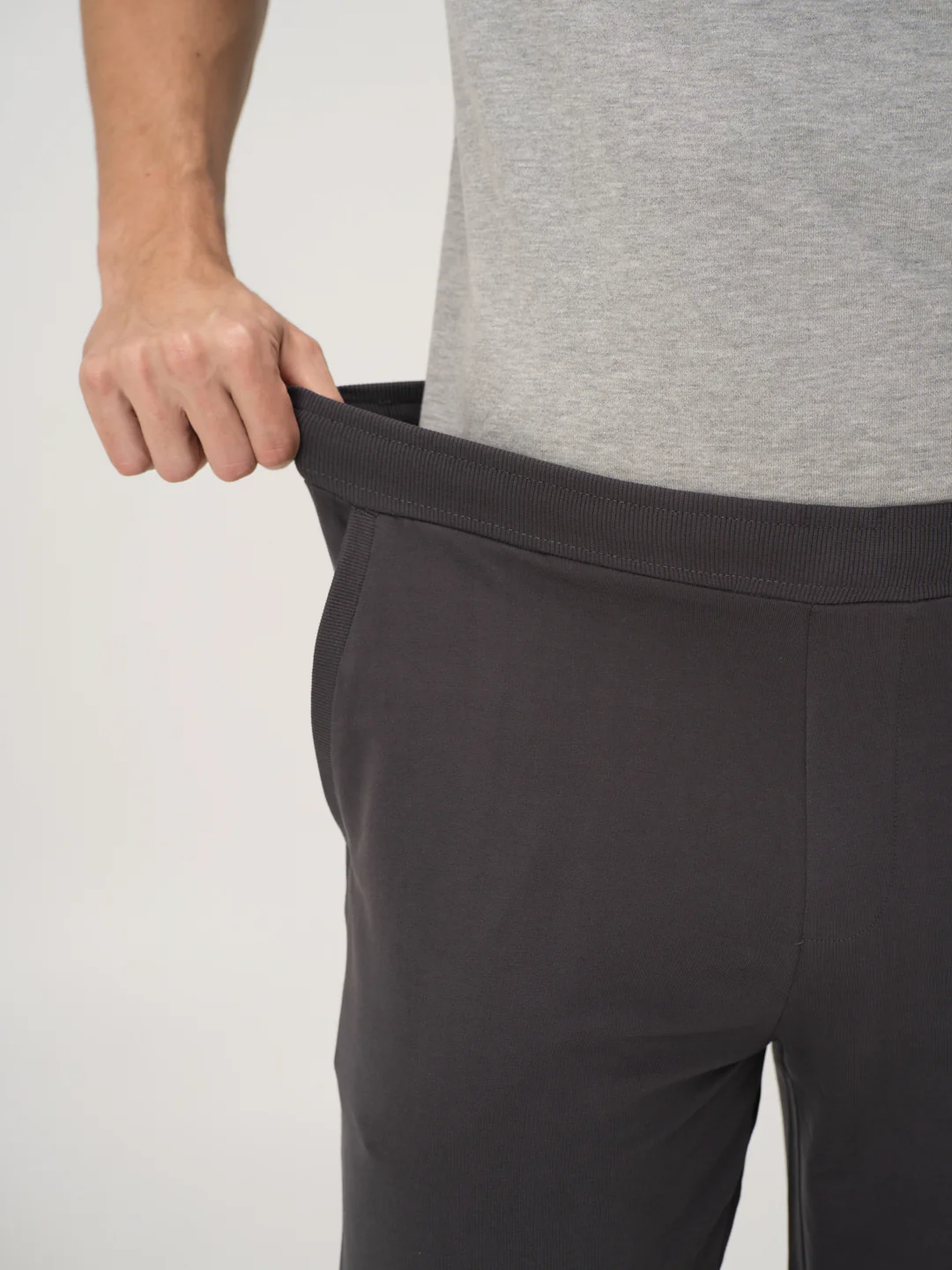 Thunderstorm Grey Cotton Sweatpants - Image 4