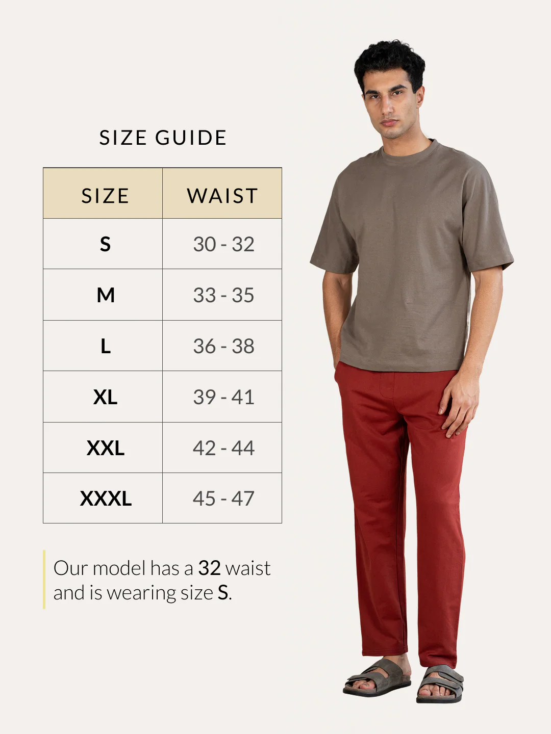 Trail Red Cotton Sweatpants - Image 3