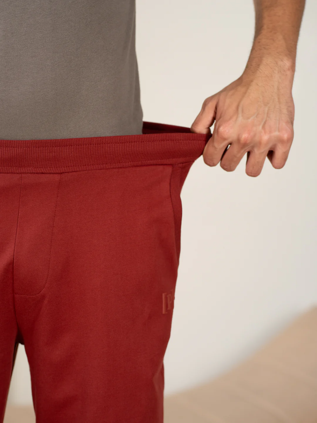 Trail Red Cotton Sweatpants - Image 4