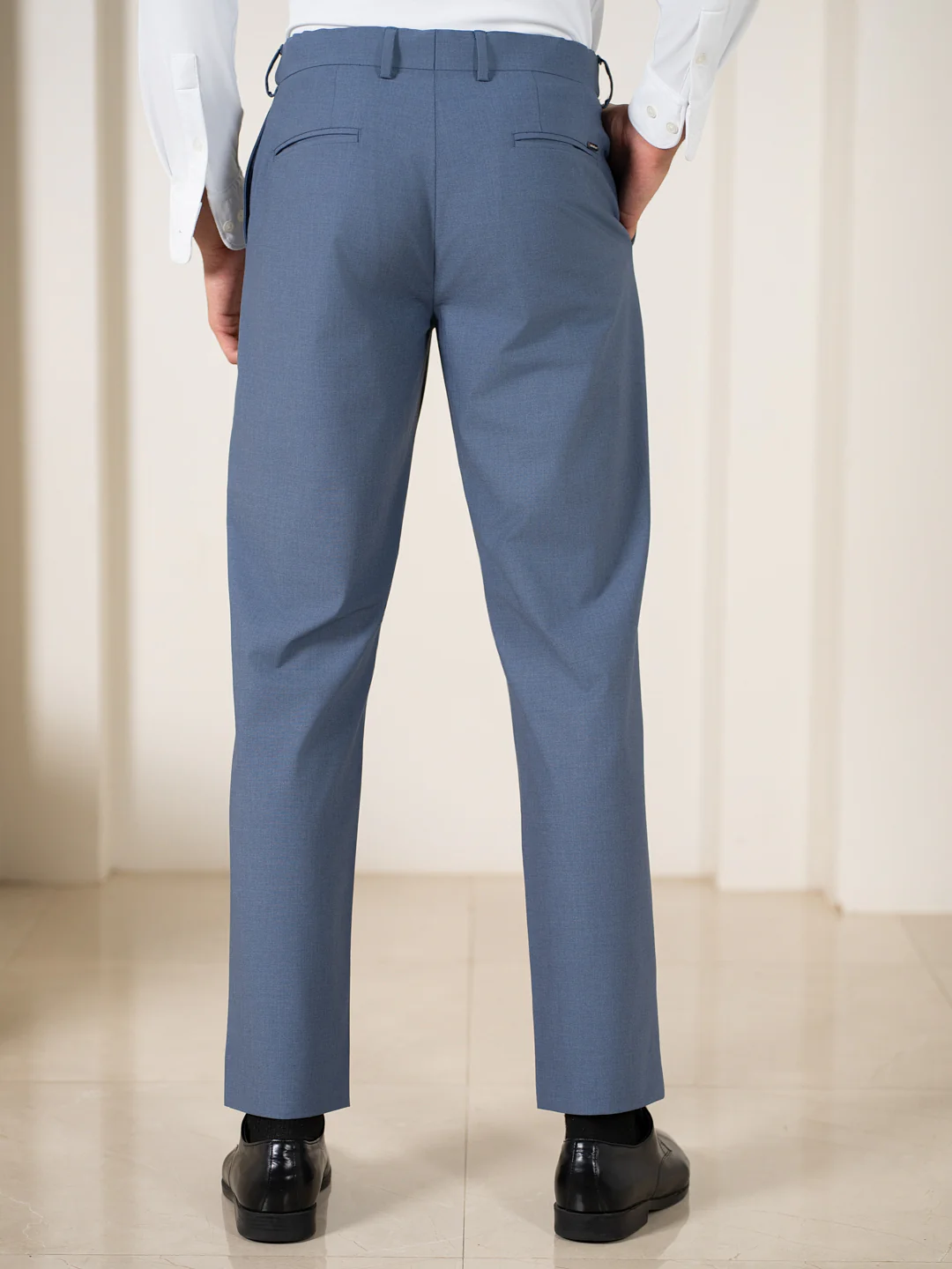 True Blue Relaxed Fit Stretch Formal Pants - Image 6