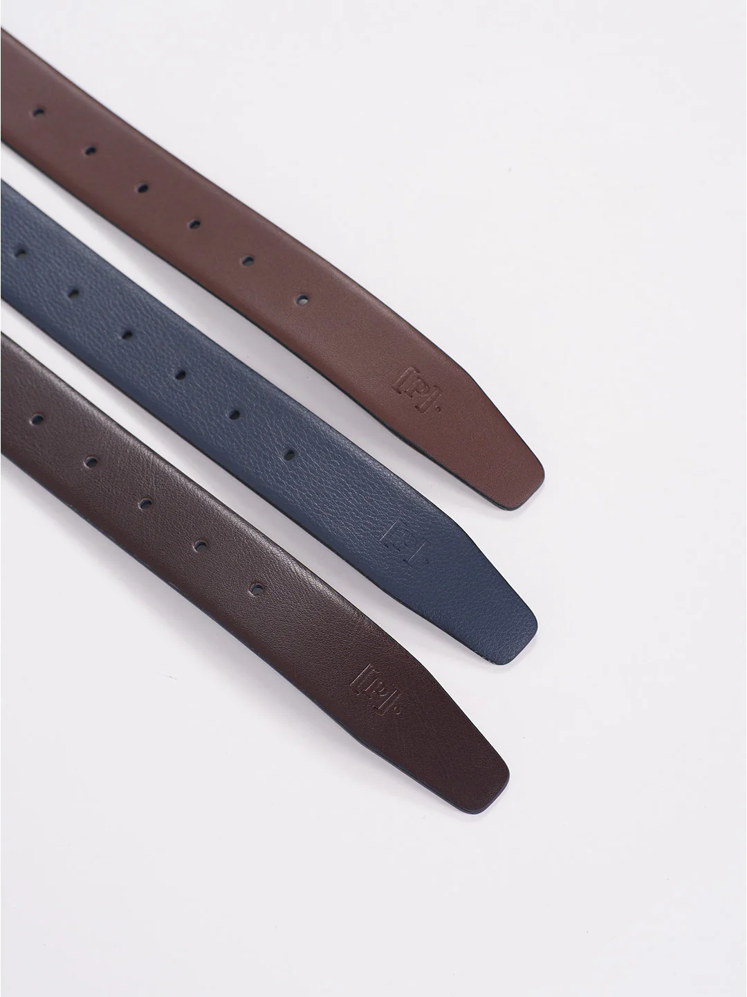 Truffle Brown Leather Reversible Belt - Image 7