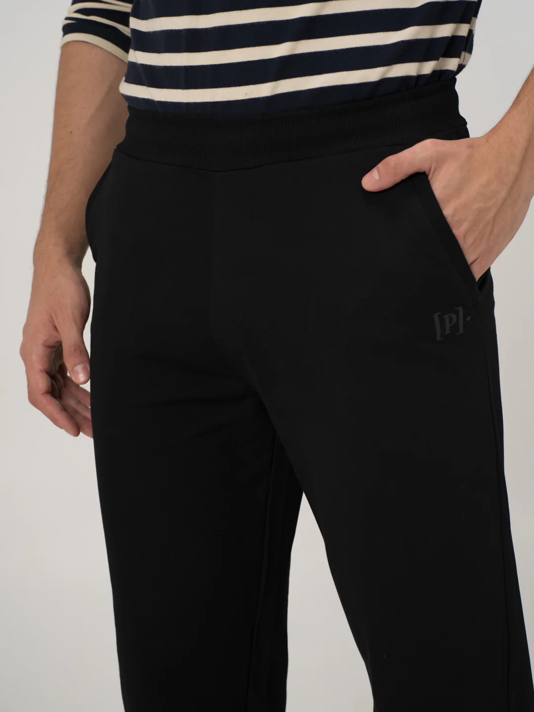 Vinyl Black Cotton Sweatpants - Image 11