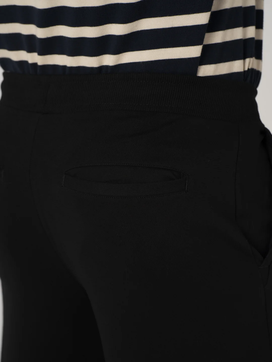Vinyl Black Cotton Sweatpants - Image 12