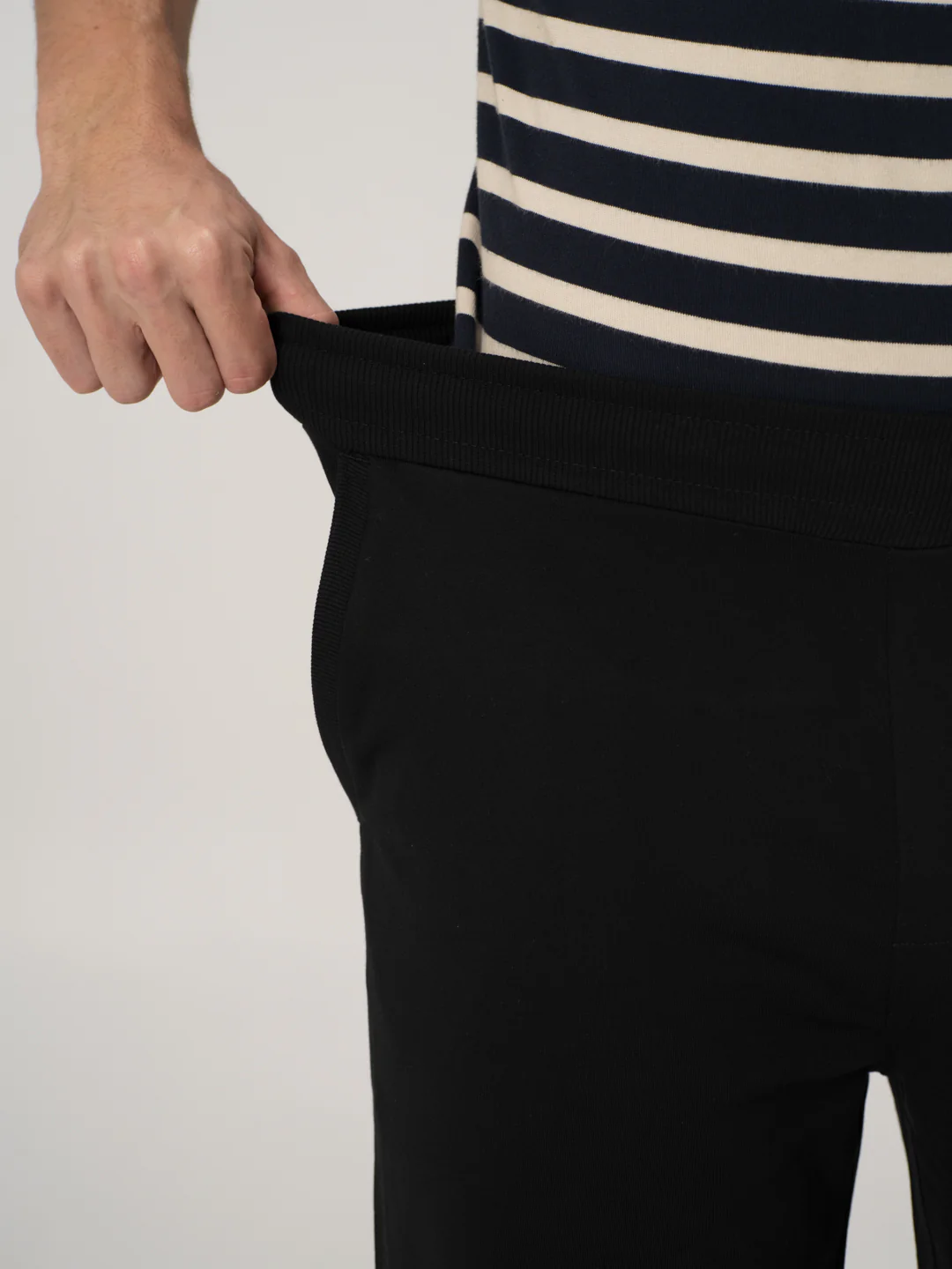 Vinyl Black Cotton Sweatpants - Image 4