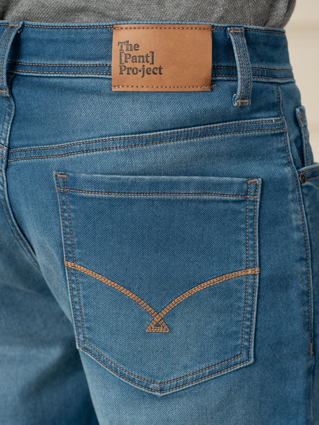 Walking Blue Tinted Whiskered Relaxed Fit Jeans - Image 8